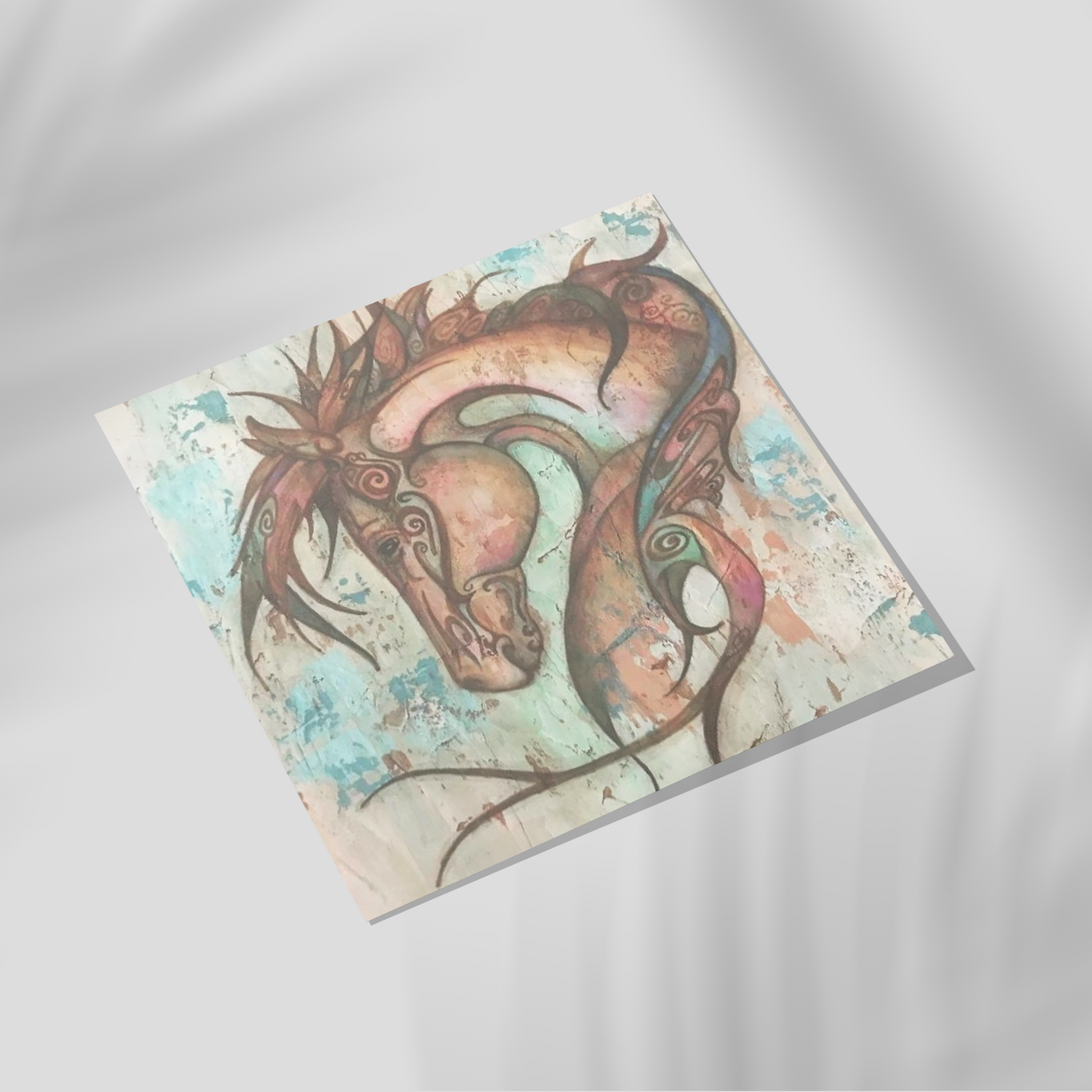 Spirit Horse – Abstract Equine Poster Print