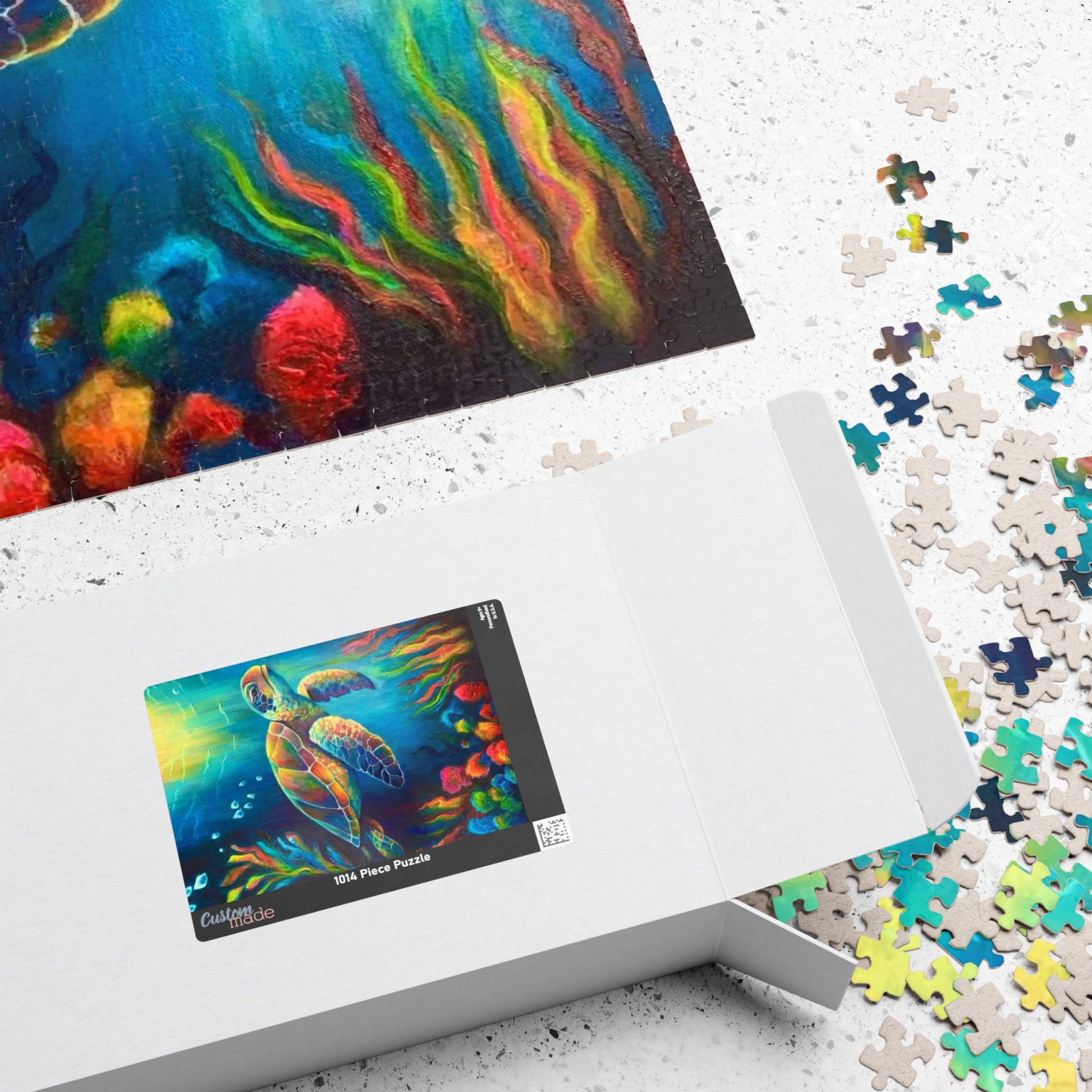 🐢 Beneath the Blue – Sea Turtle Puzzle