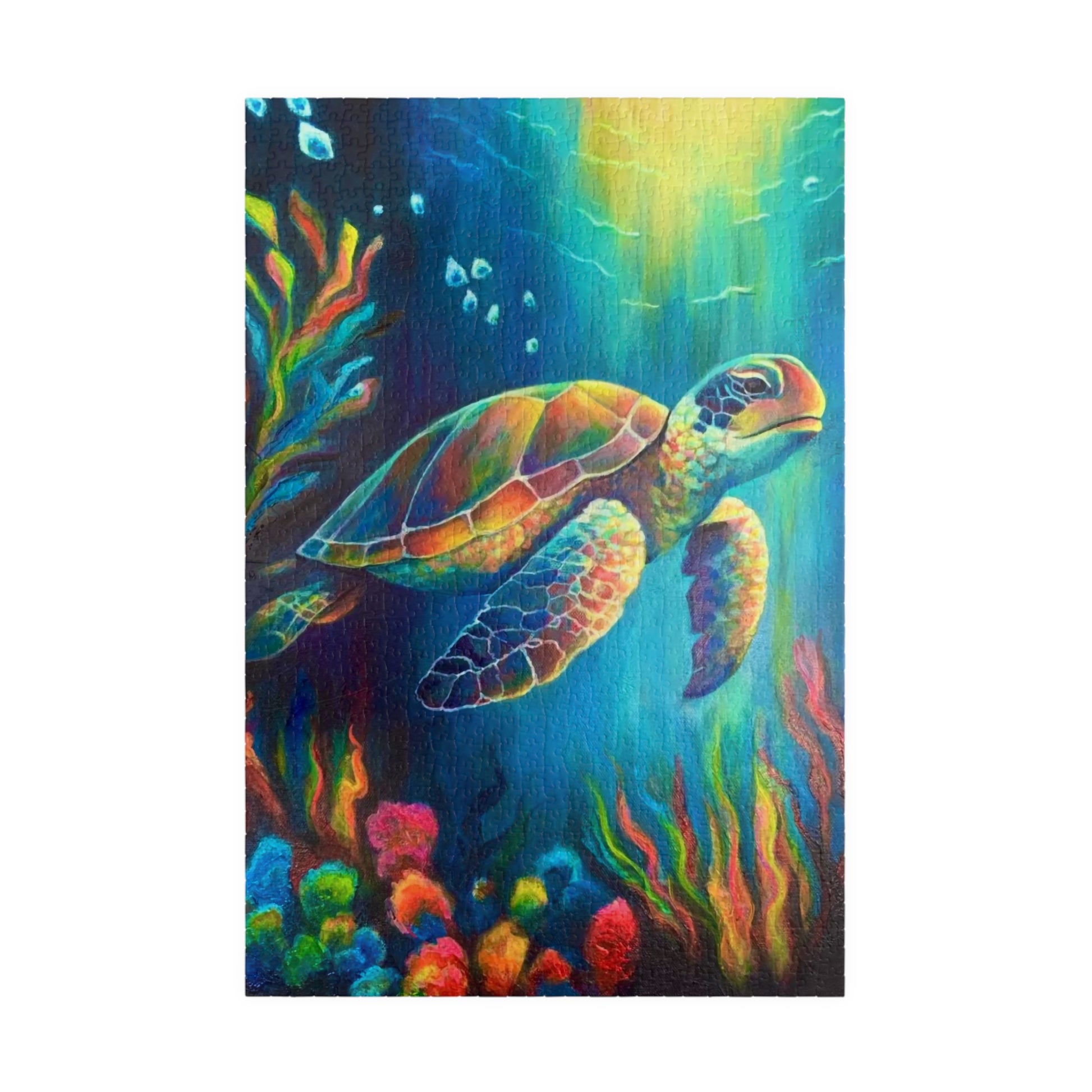 🐢 Beneath the Blue – Sea Turtle Puzzle