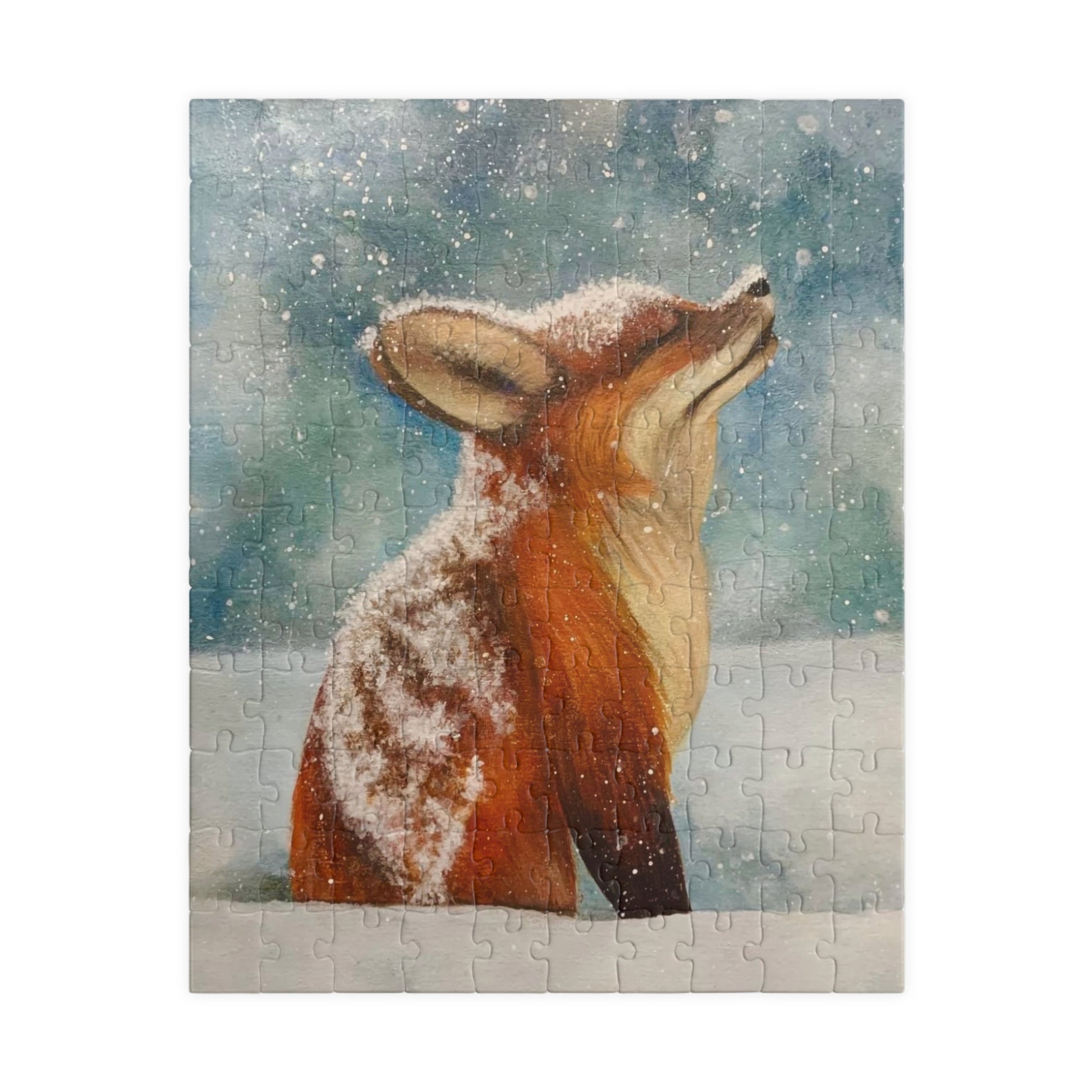 Snow Stillness – Fox in Winter Puzzle