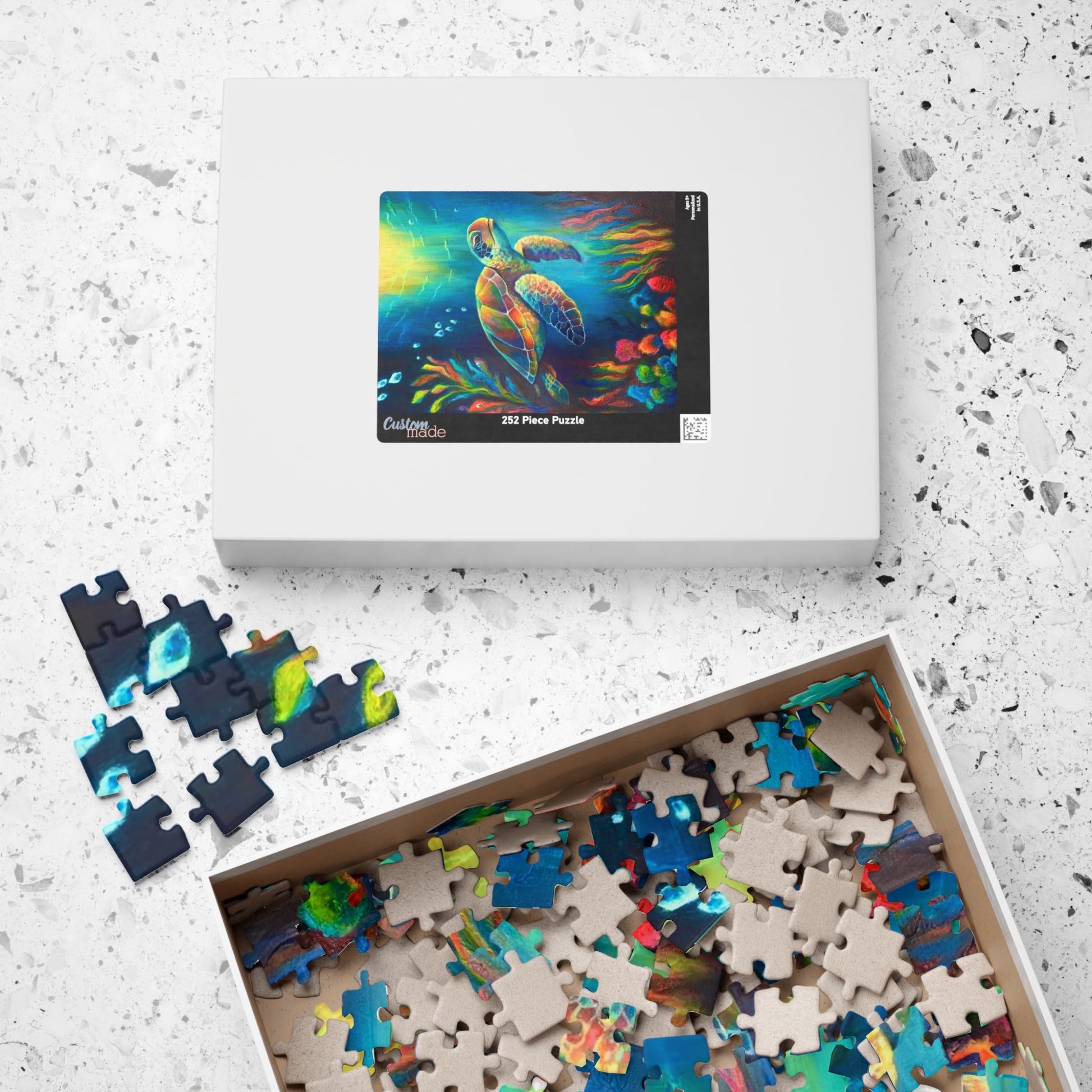 🐢 Beneath the Blue – Sea Turtle Puzzle