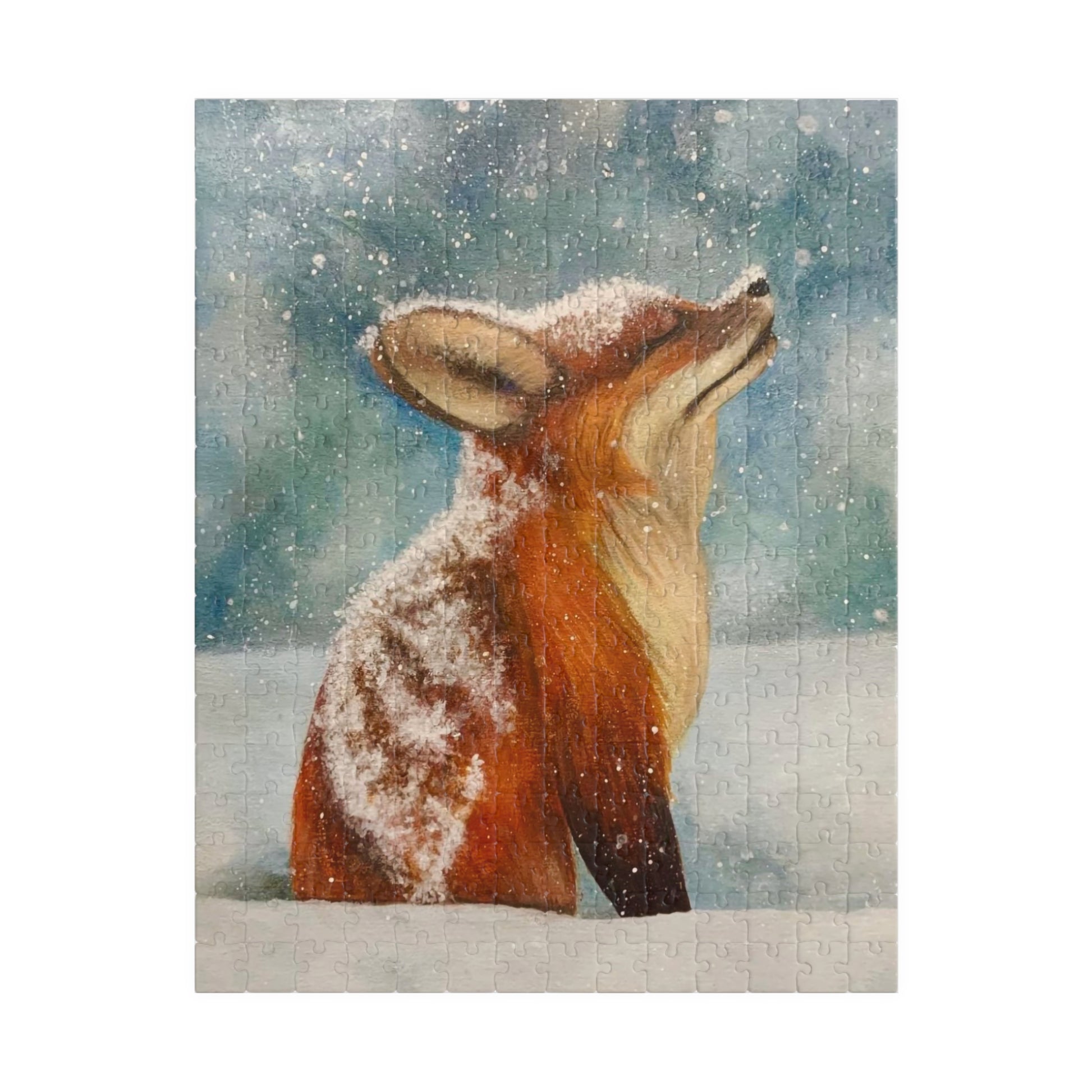 Snow Stillness – Fox in Winter Puzzle