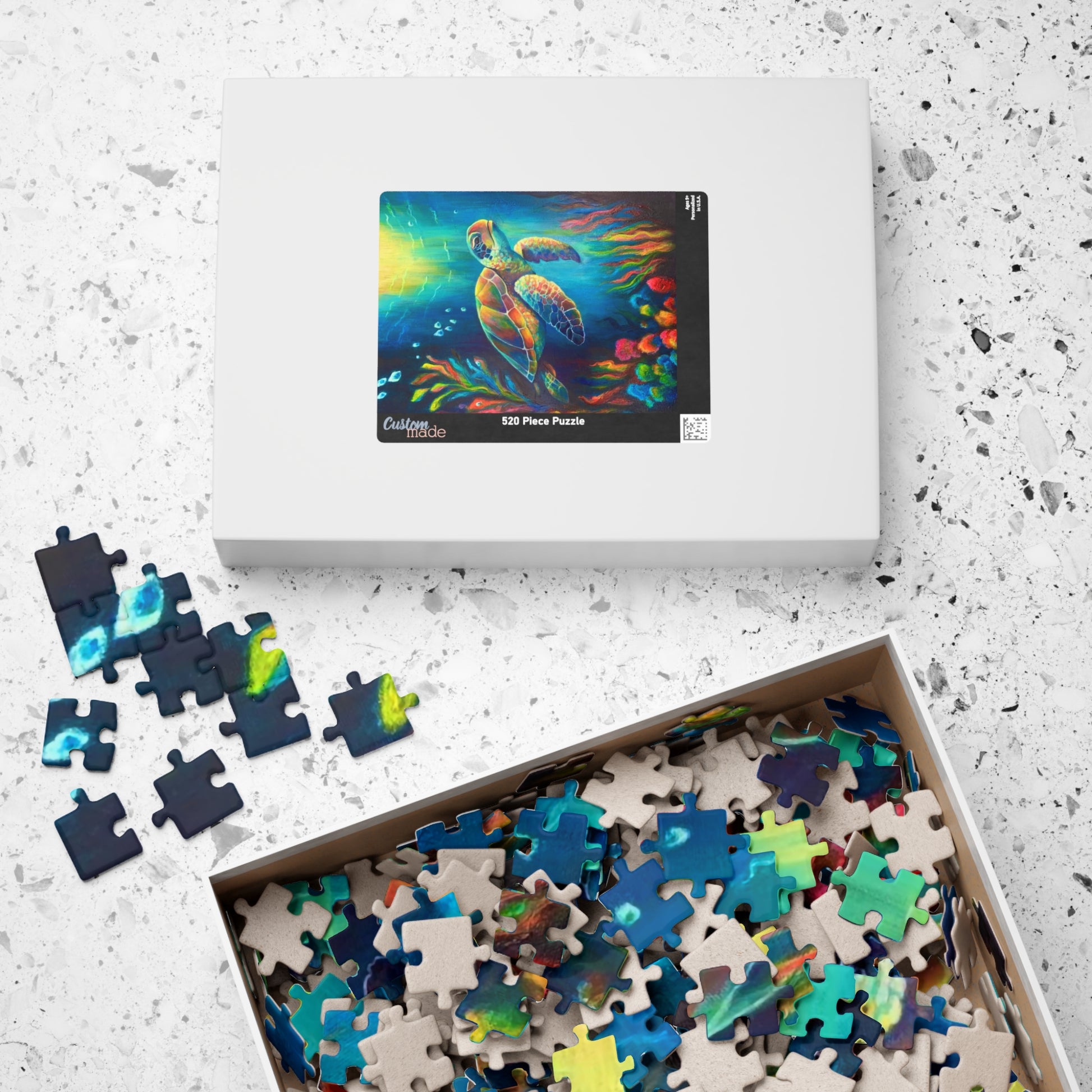 🐢 Beneath the Blue – Sea Turtle Puzzle