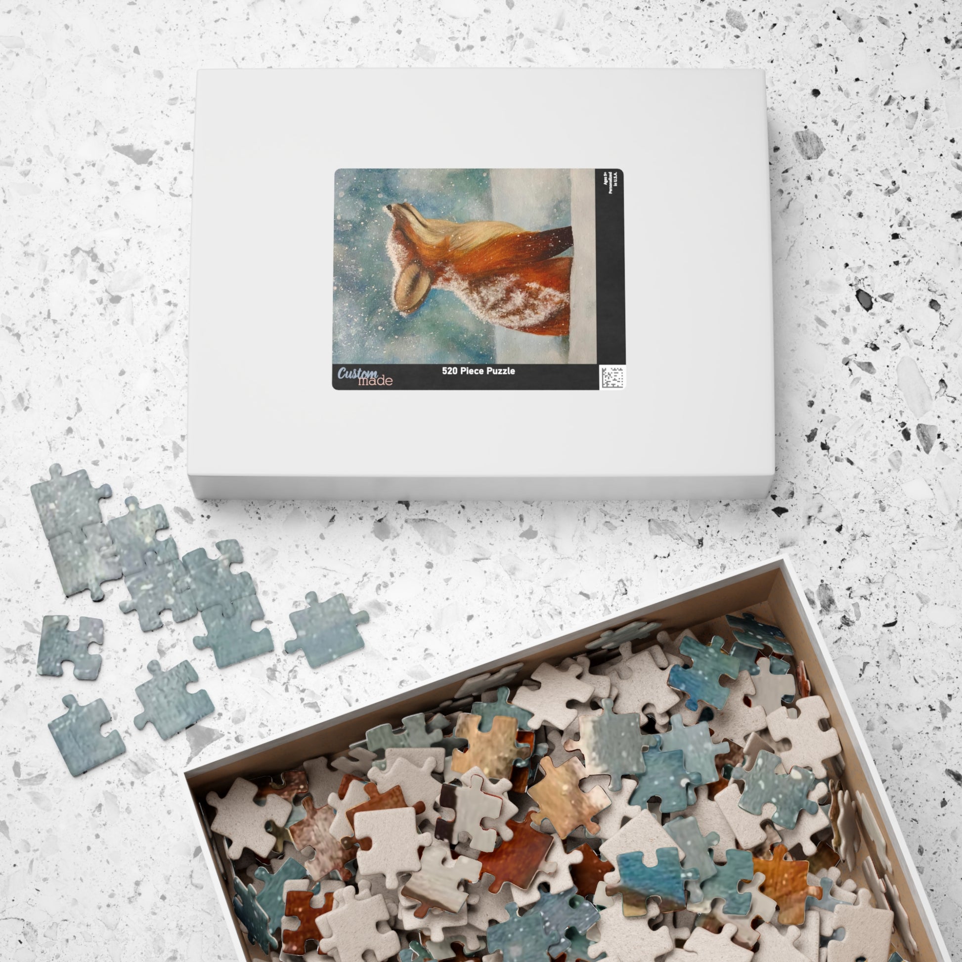 Snow Stillness – Fox in Winter Puzzle