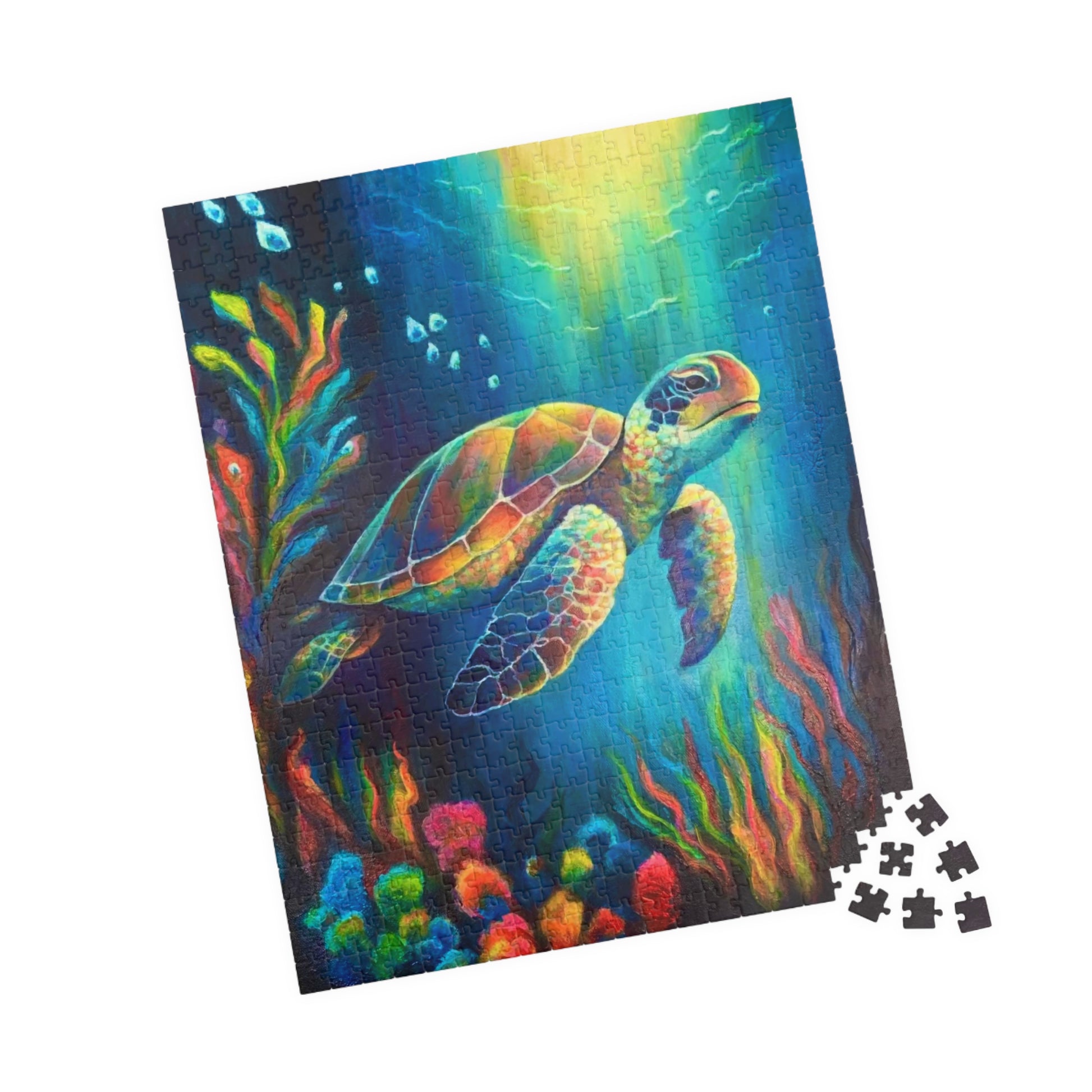 🐢 Beneath the Blue – Sea Turtle Puzzle