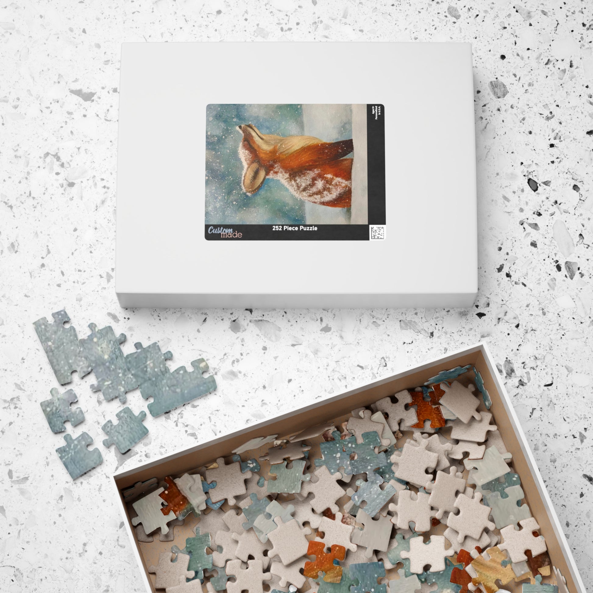 Snow Stillness – Fox in Winter Puzzle