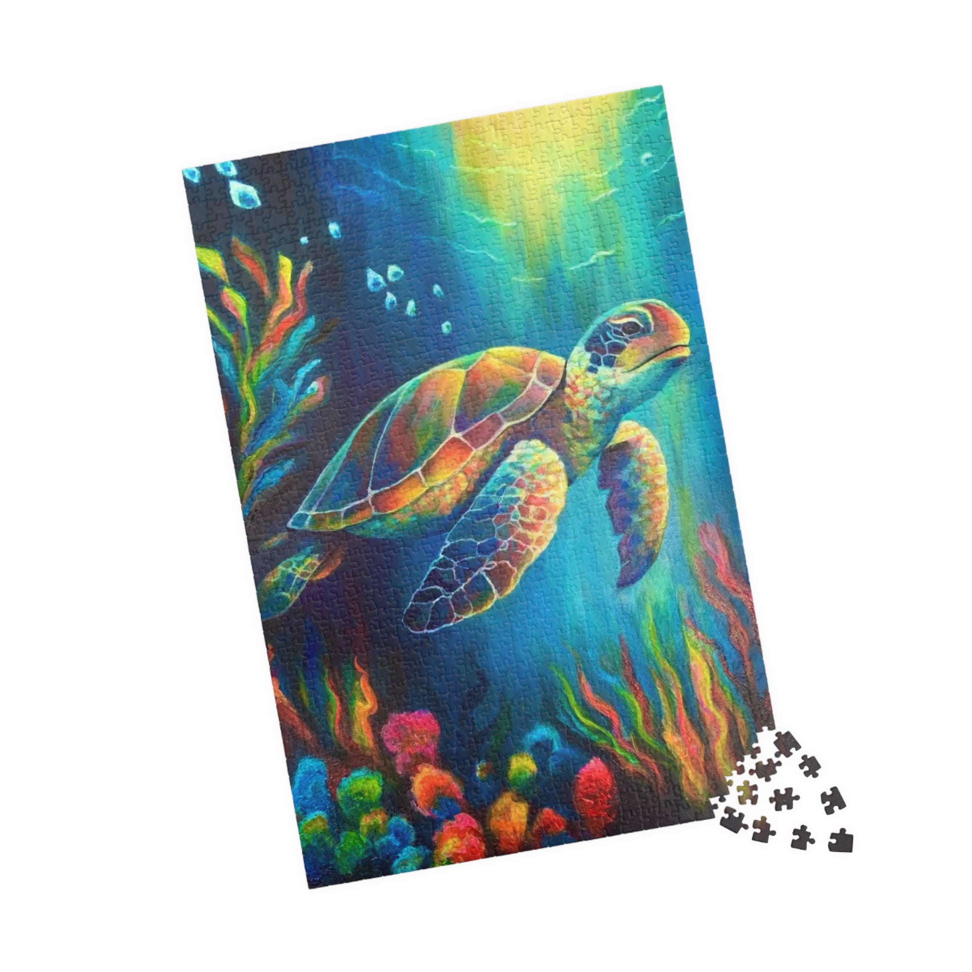 🐢 Beneath the Blue – Sea Turtle Puzzle