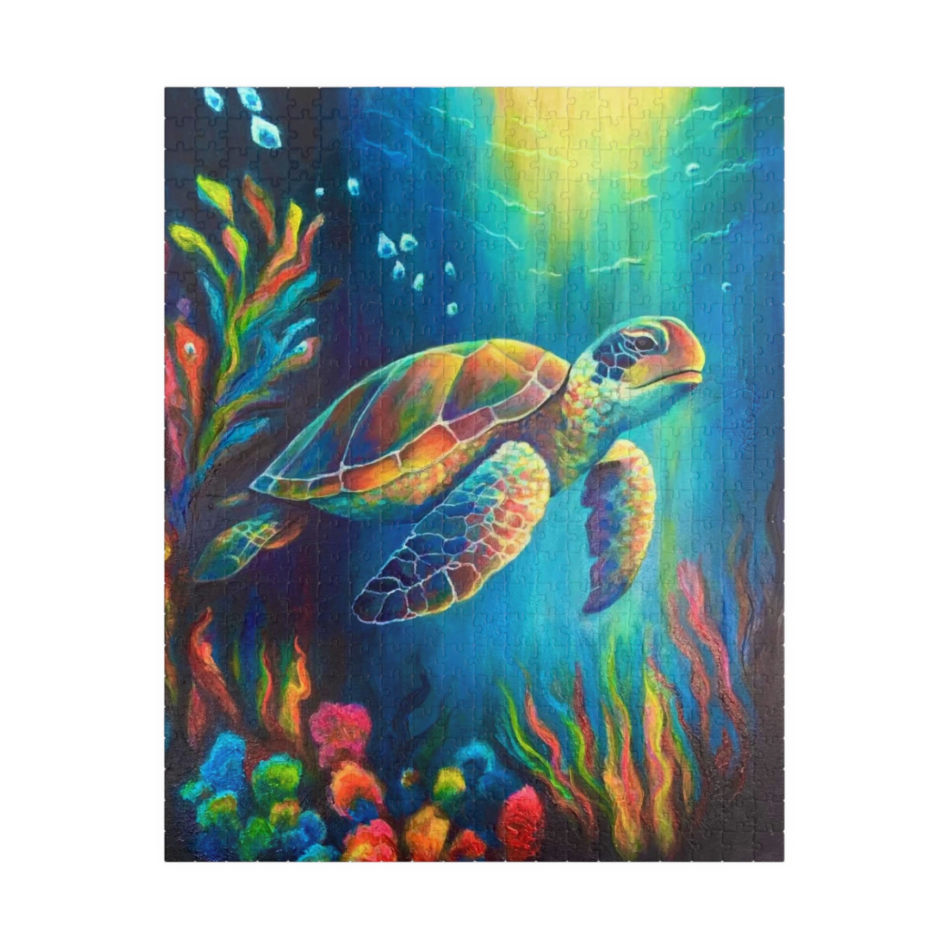 🐢 Beneath the Blue – Sea Turtle Puzzle