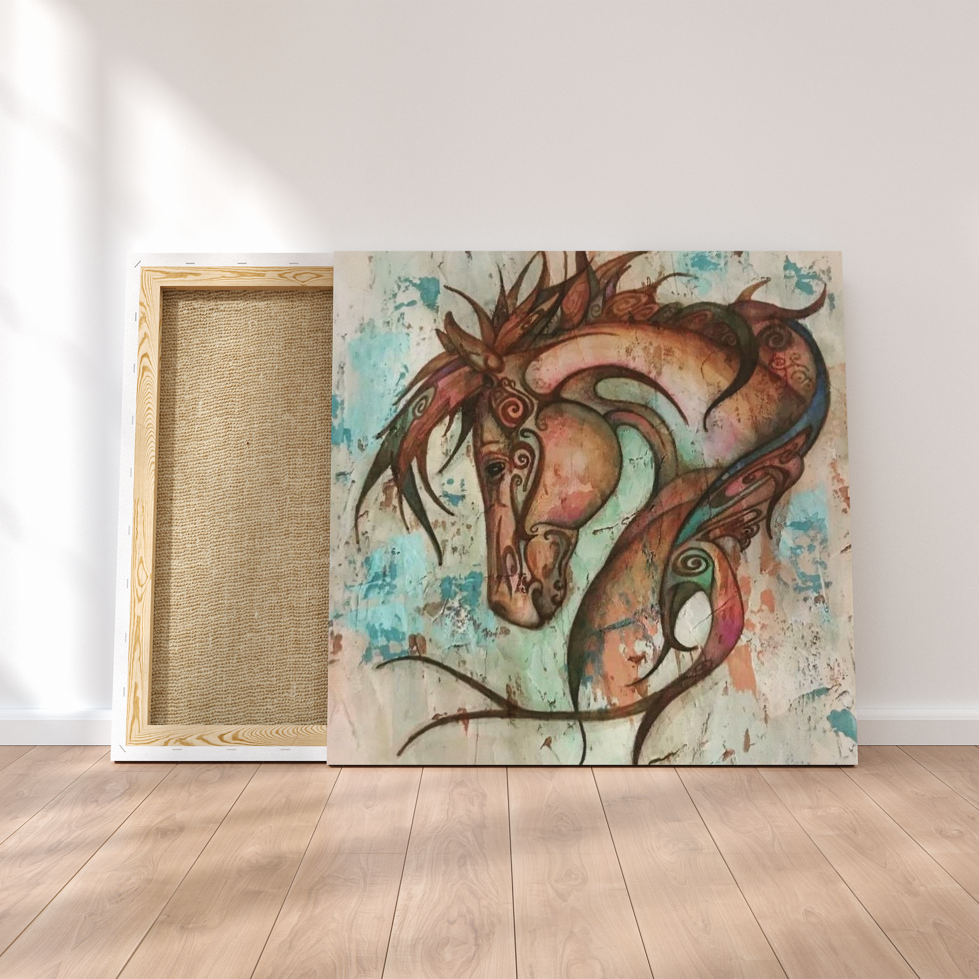 Spirit Horse – Abstract Equine Canvas Print