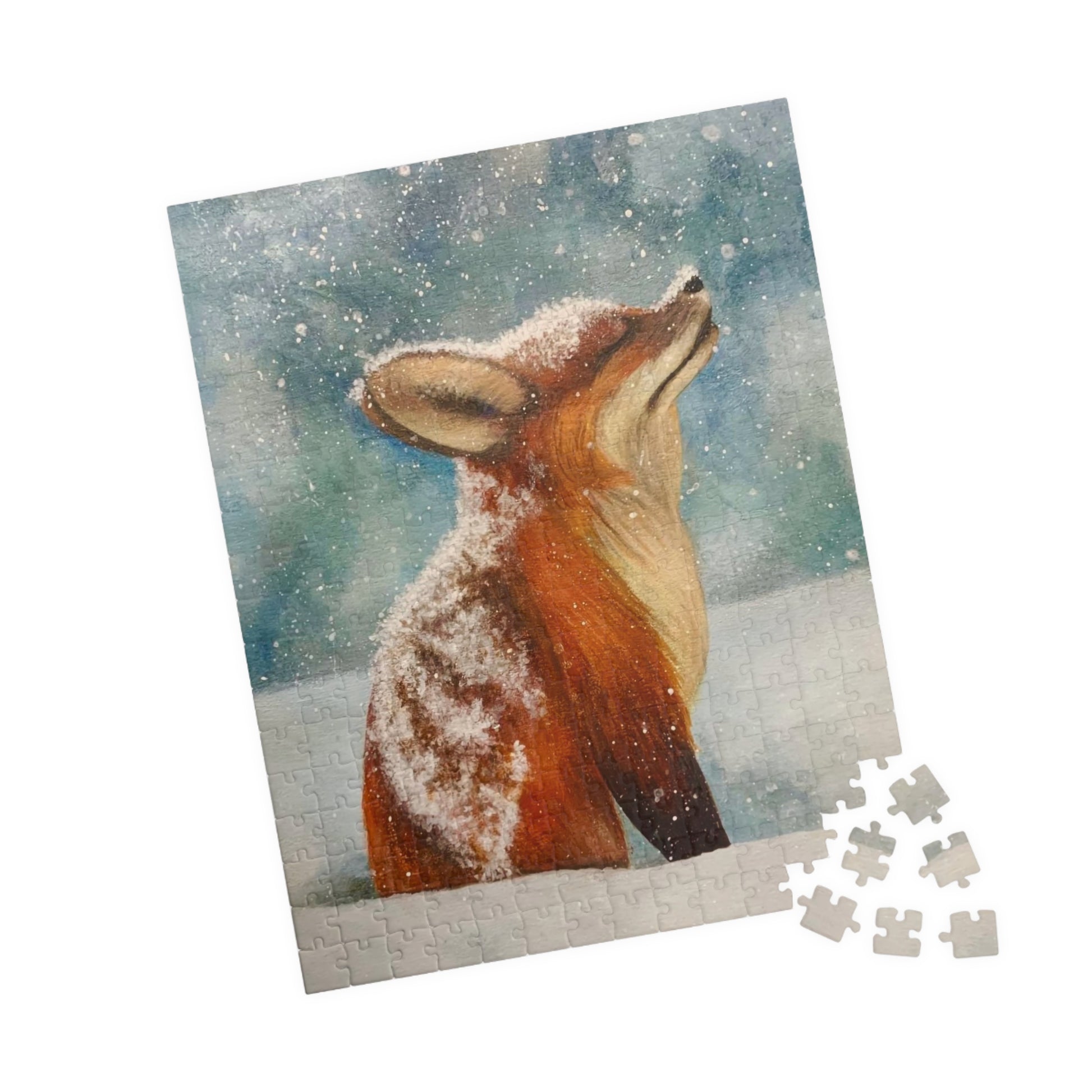 Snow Stillness – Fox in Winter Puzzle