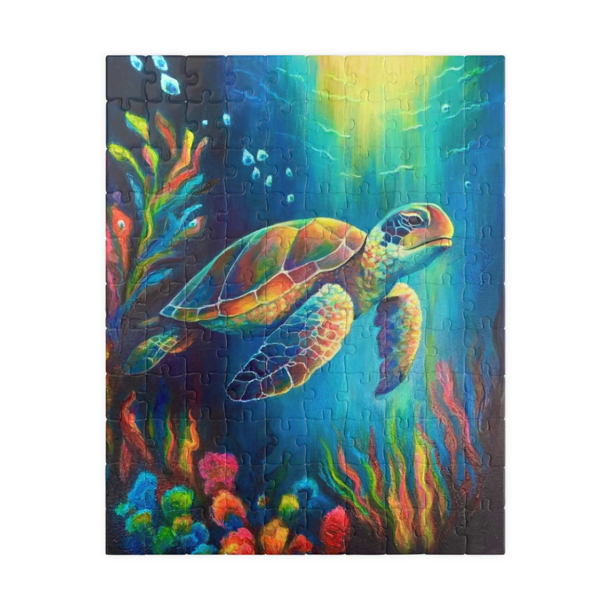 🐢 Beneath the Blue – Sea Turtle Puzzle