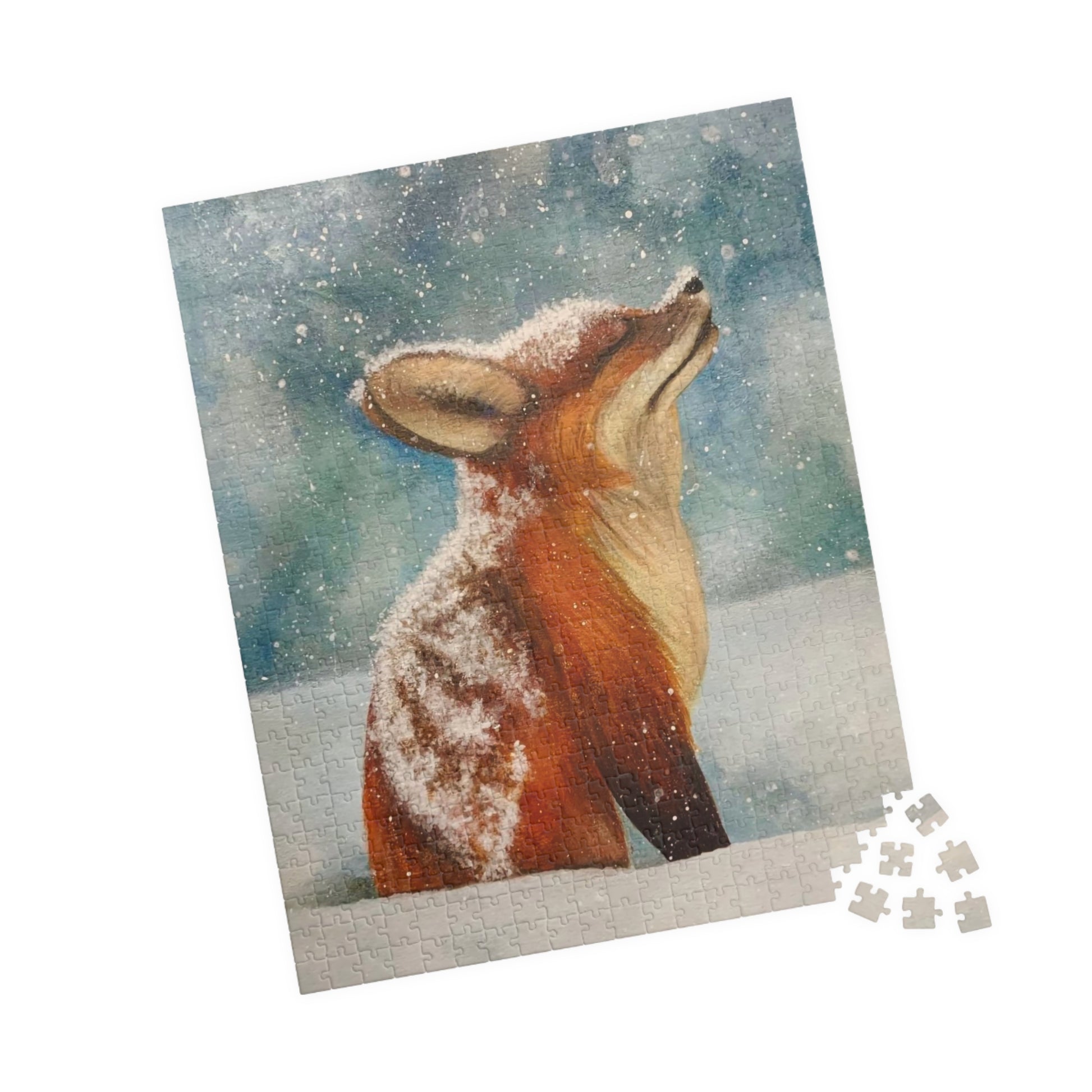 Snow Stillness – Fox in Winter Puzzle
