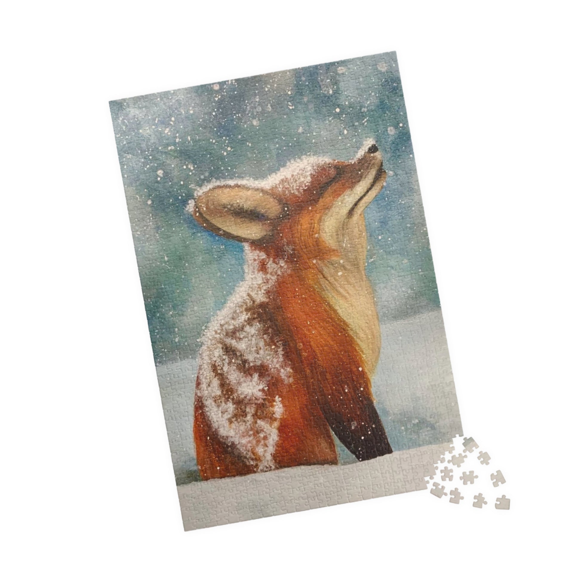 Snow Stillness – Fox in Winter Puzzle