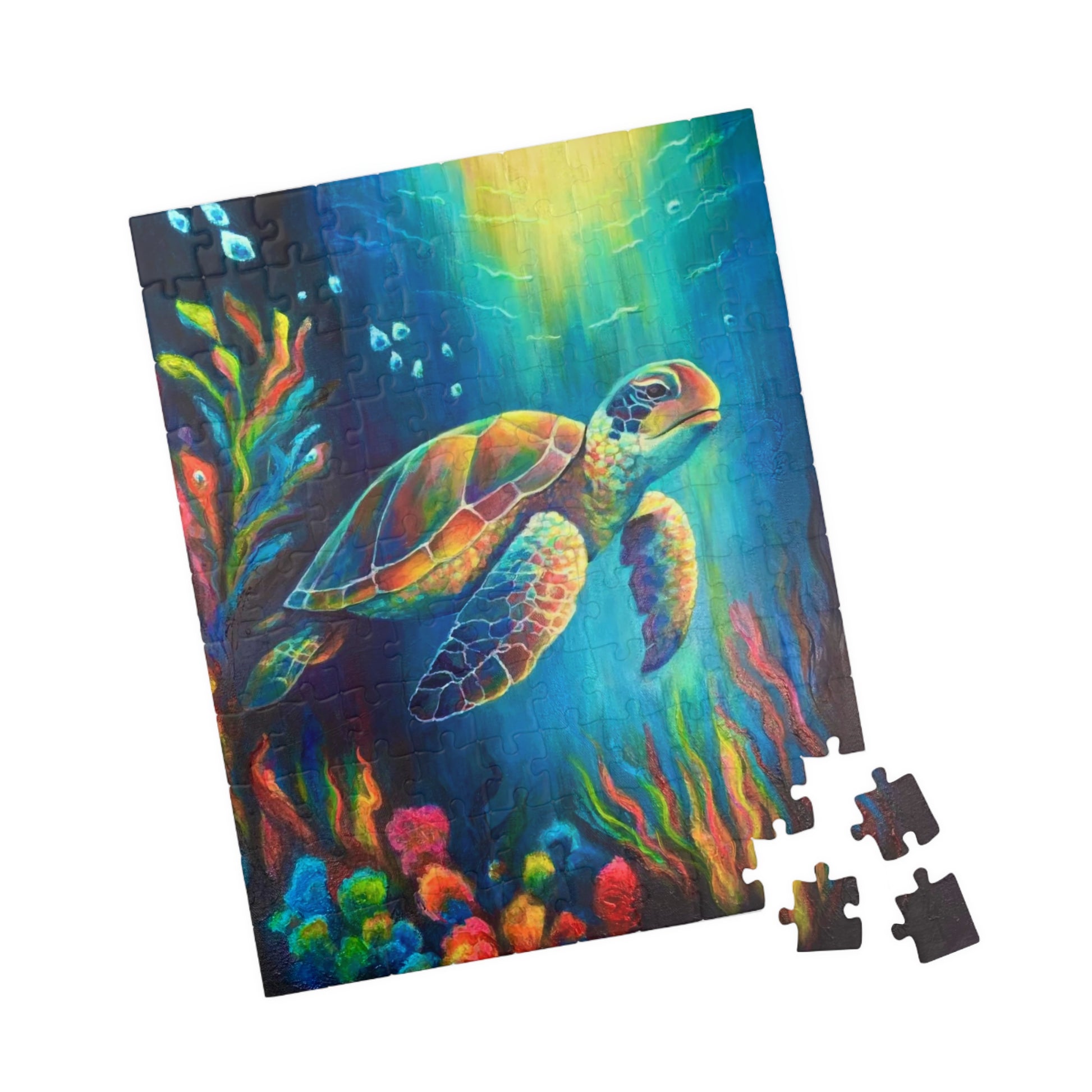 🐢 Beneath the Blue – Sea Turtle Puzzle
