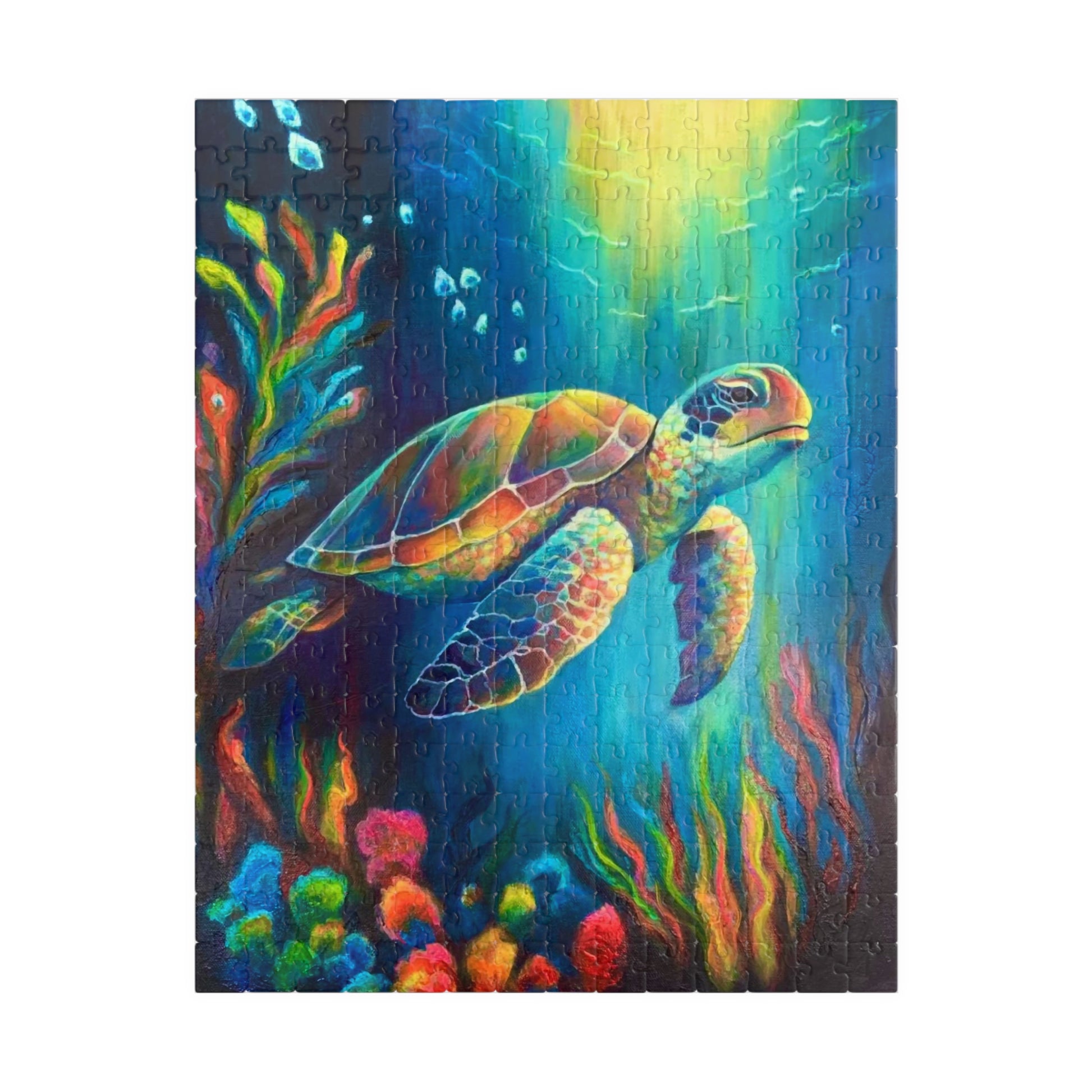 🐢 Beneath the Blue – Sea Turtle Puzzle