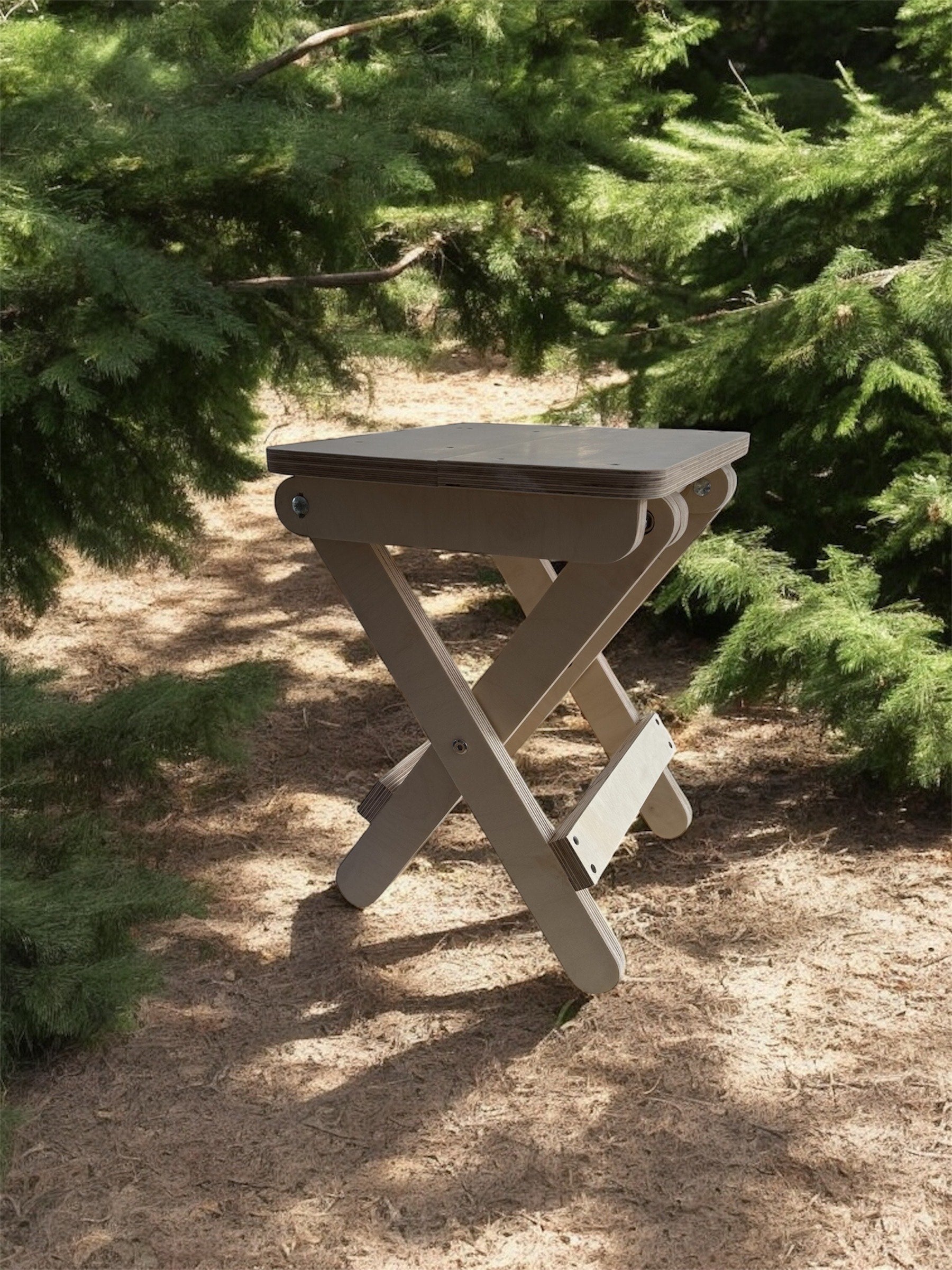 Folding Stool/Side table